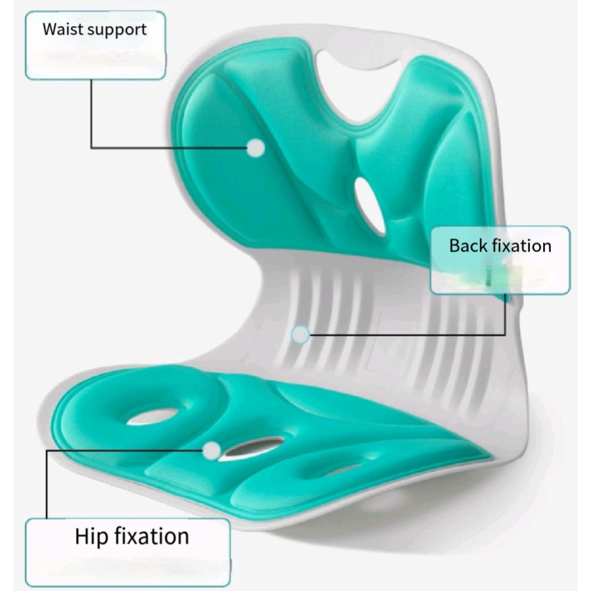 Lumbar Support Cushion Office Chair Memory Foam Comfort