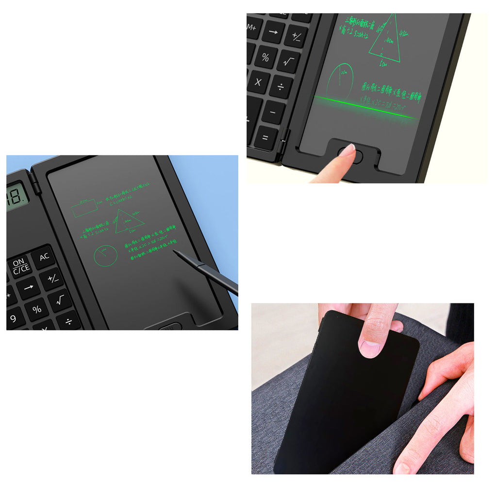 5-inch Portable Folding Writing Board with Calculator
