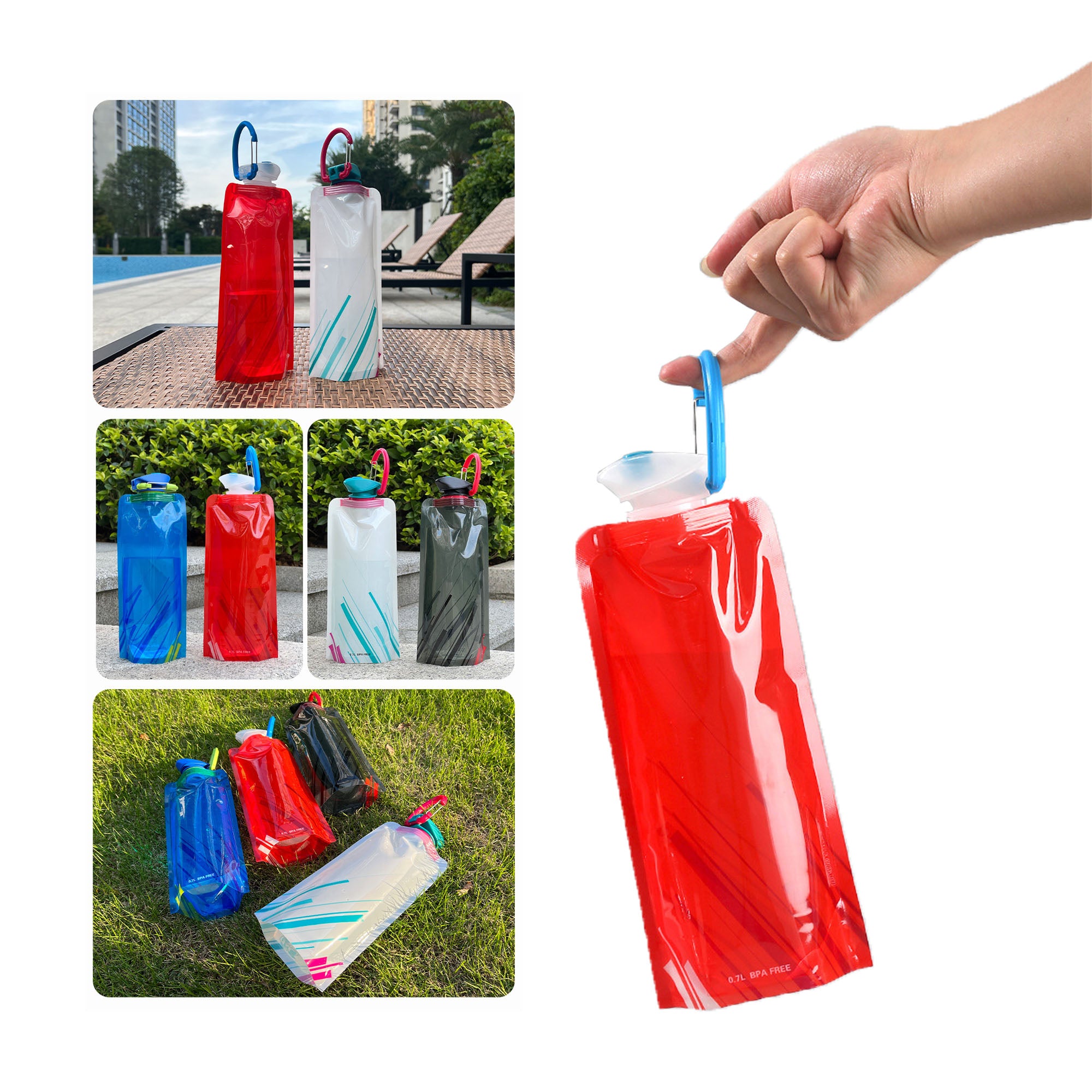 Plastic Bicycle Folding Water Bag