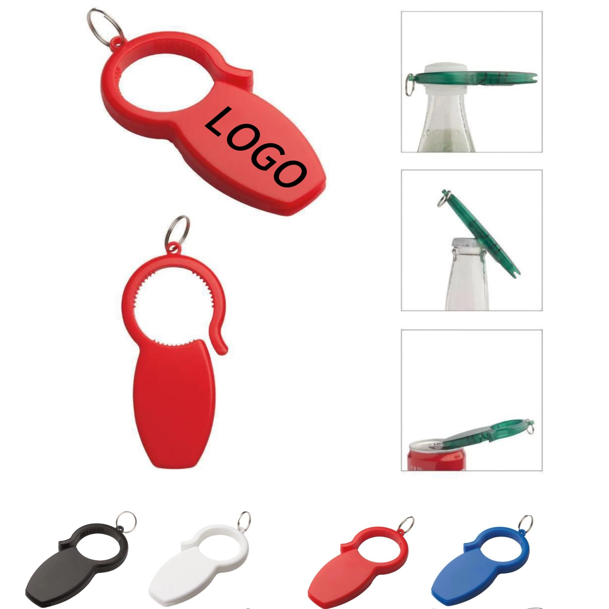 3-In-1 Multi-Functional Can Opener Keychain