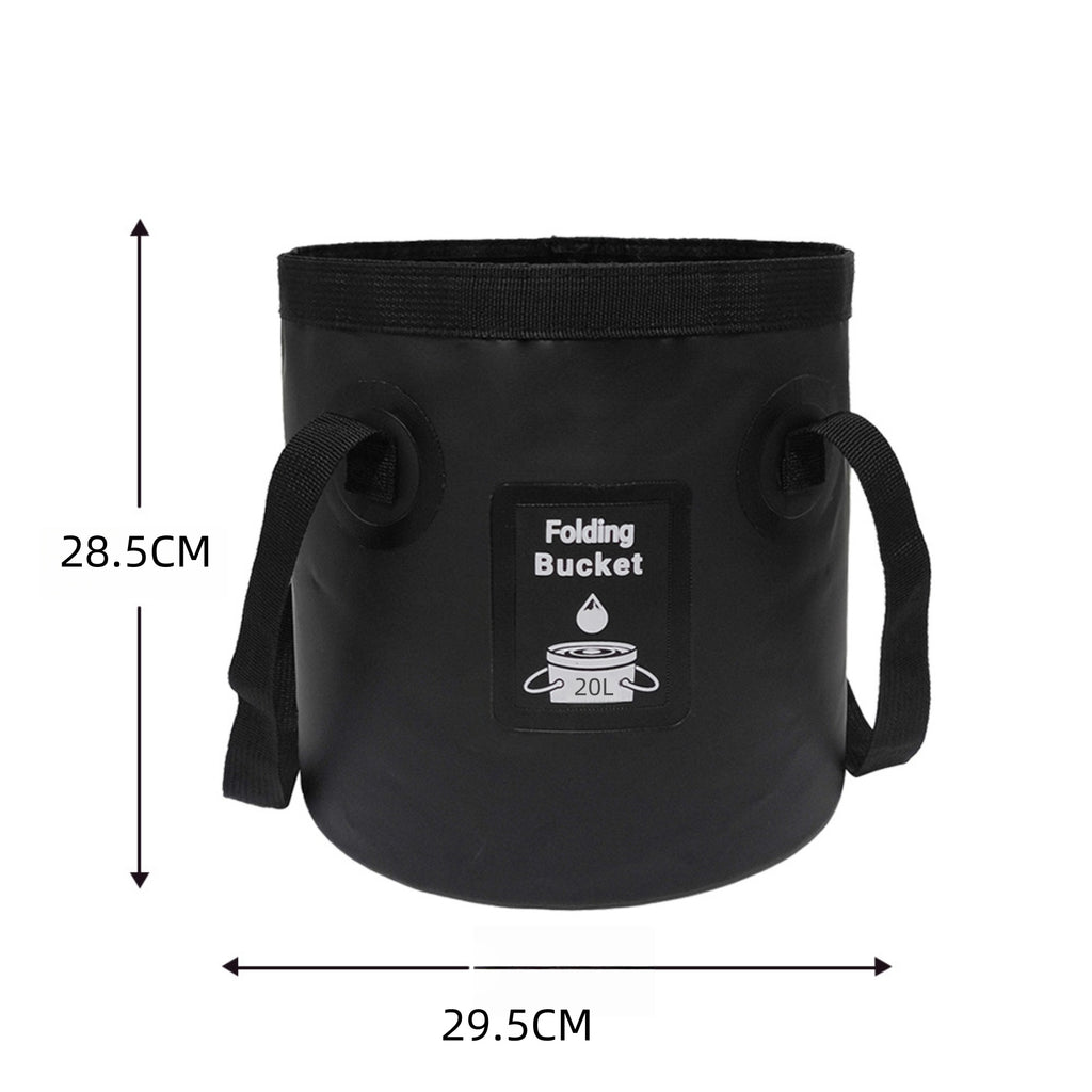 PVC Collapsible Waterproof Bucket For Camping & Fishing