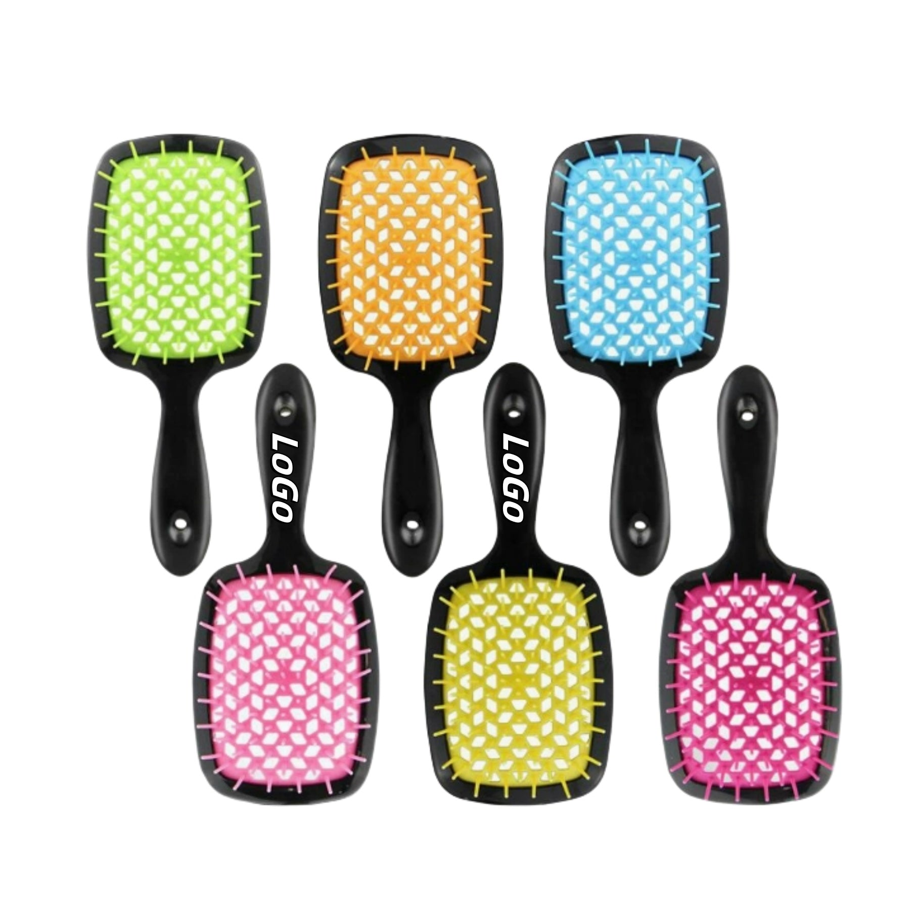 Square Hollow Grid Massage Comb