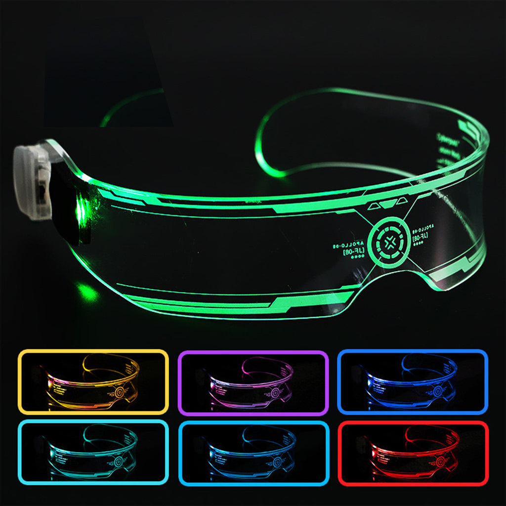 Cyberpunk Style Led Luminous Sunglasses