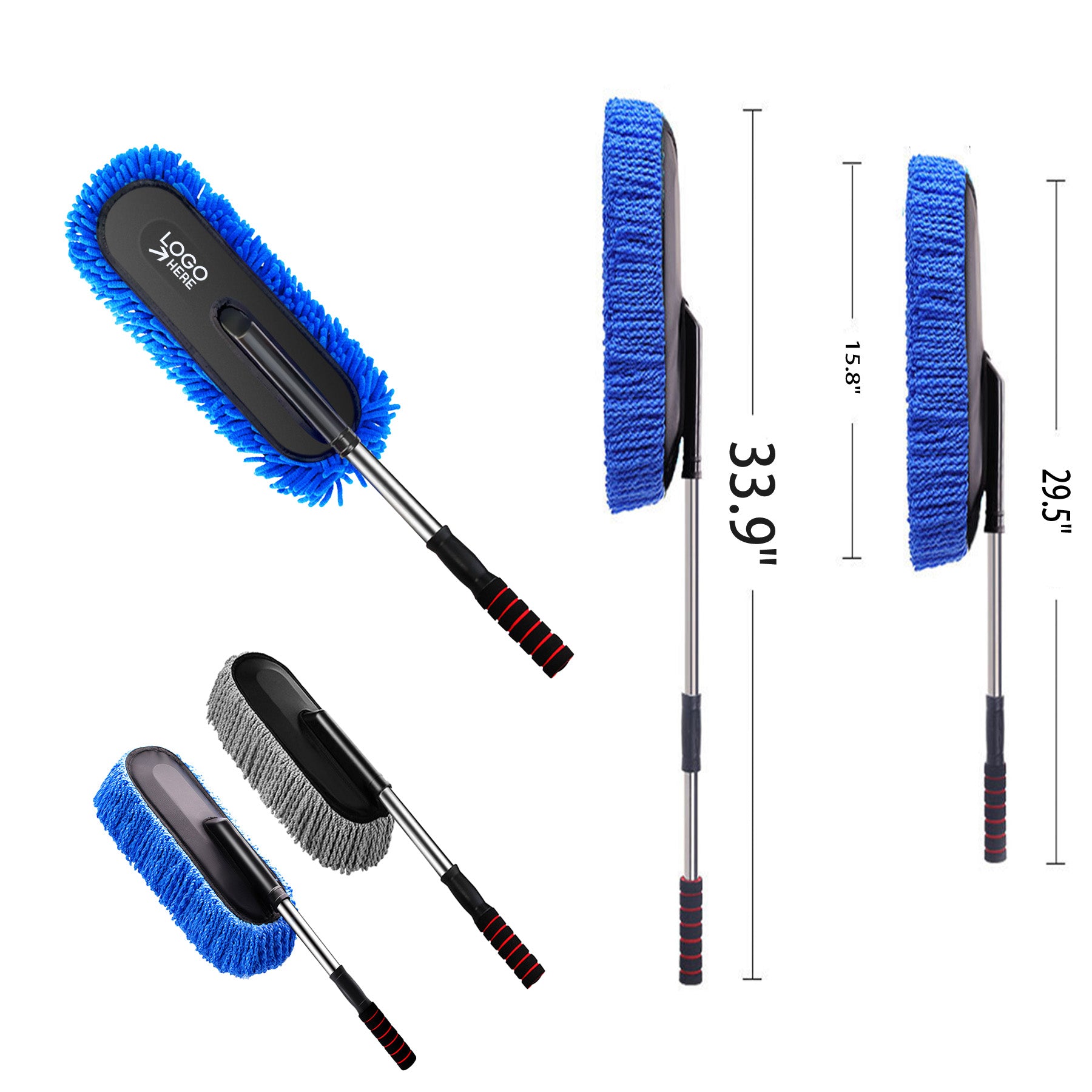 Extendable Handle Microfiber Car Duster