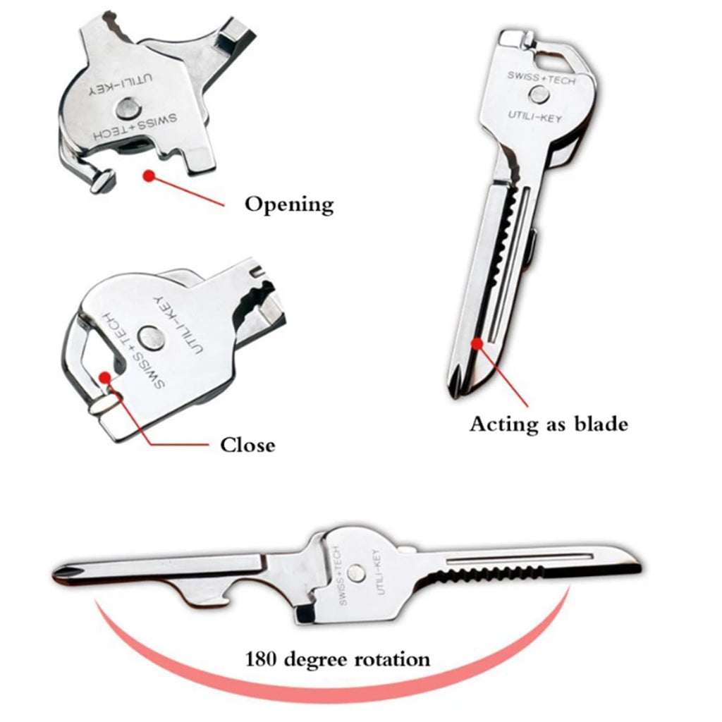 Multifunctional Folding Mini Keychain