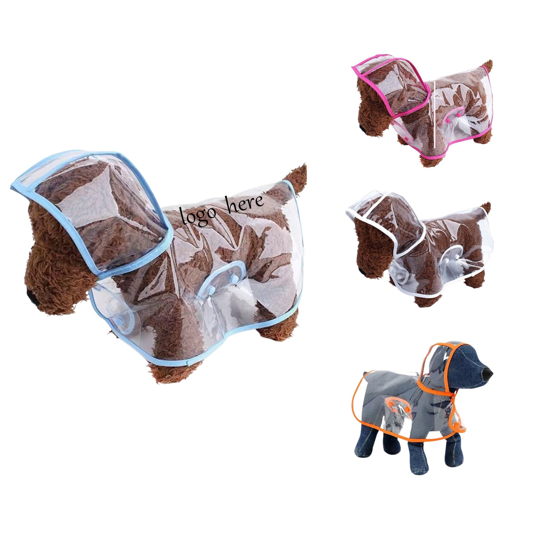 Transparent Pet Raincoat