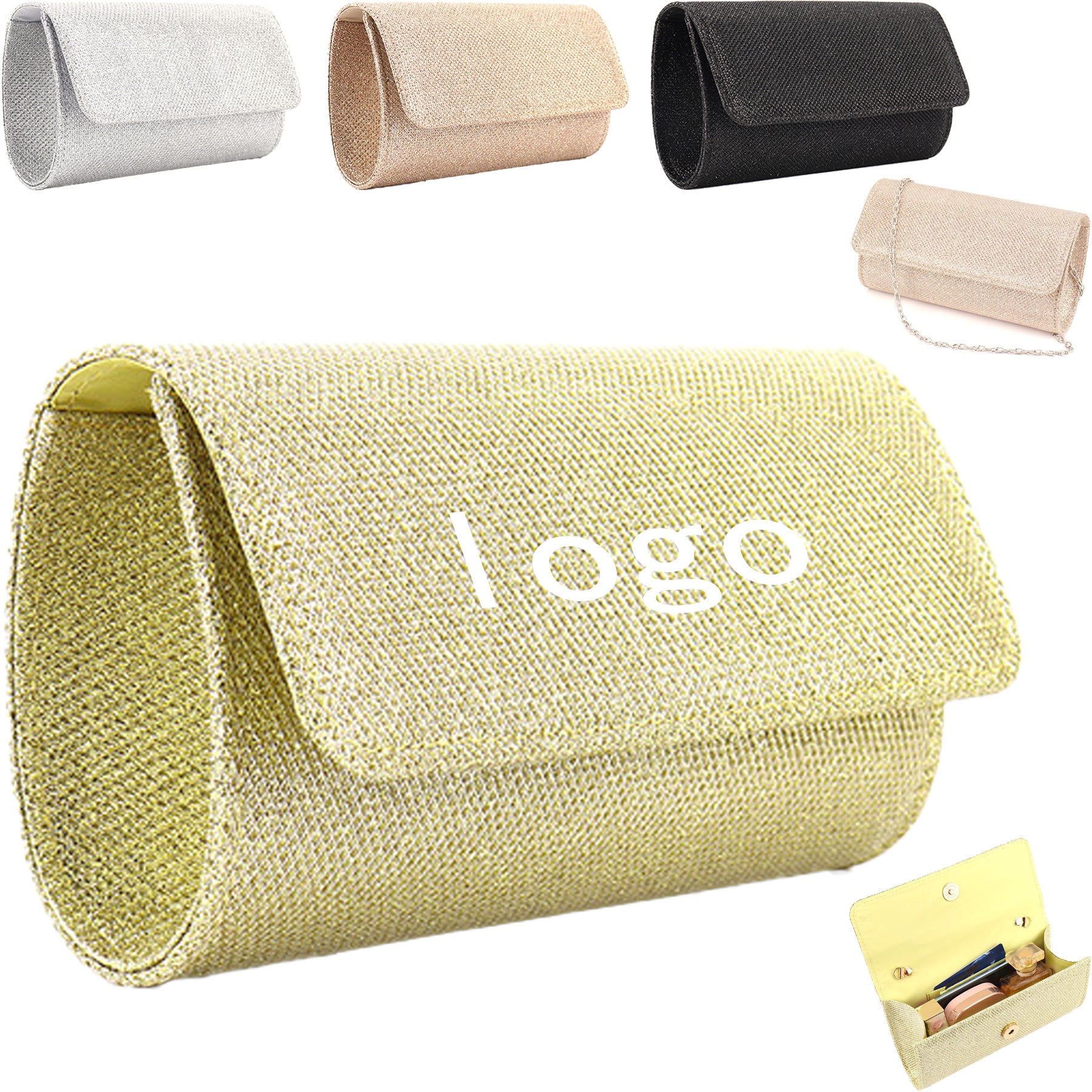 Women's Handheld Bag With Chain
