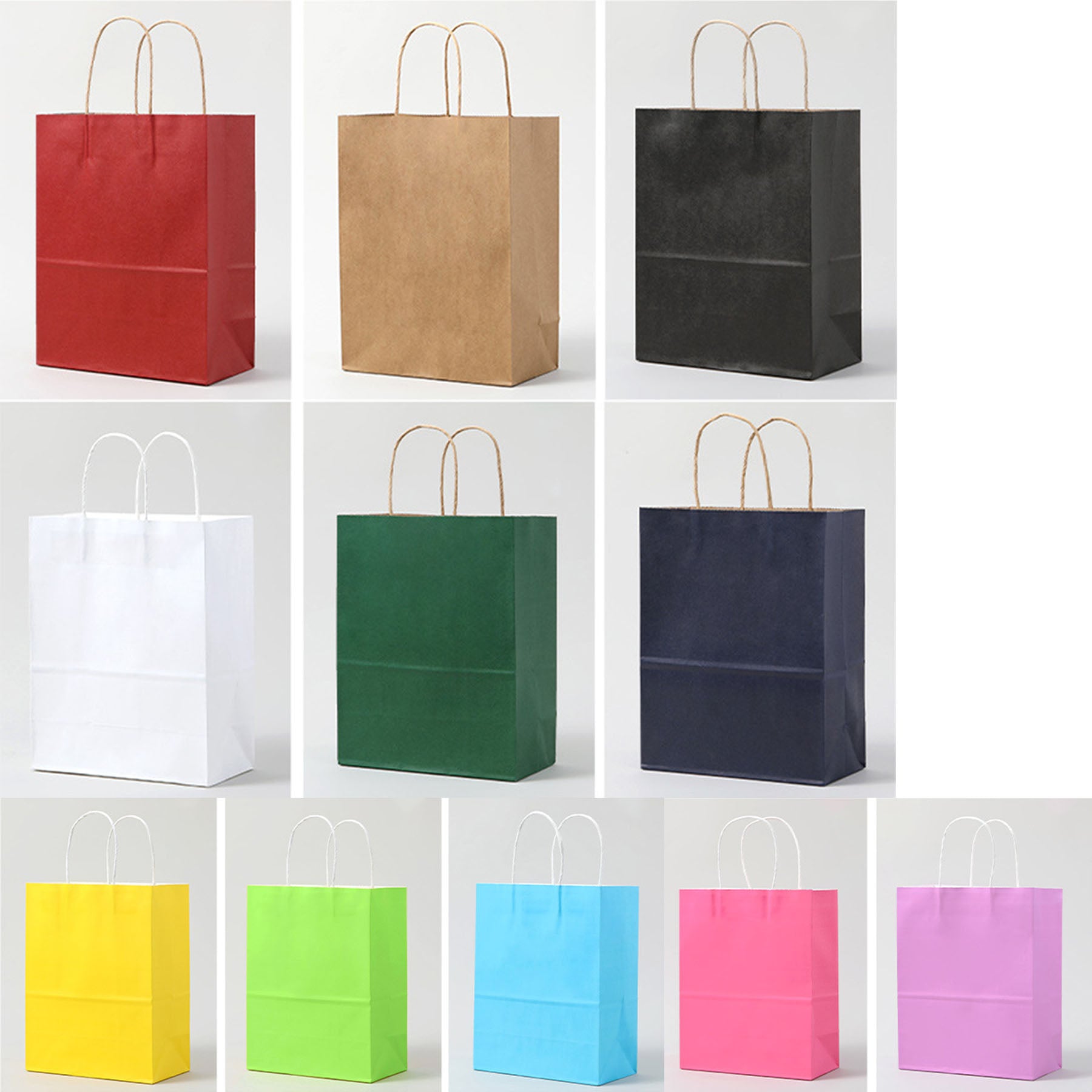 Customized Kraft Paper Gift Bags
