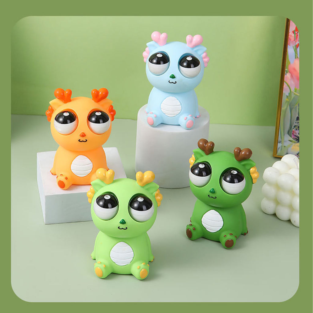 Squeeze Pop-eyed Dragon Squishy Toys for Stress Relief