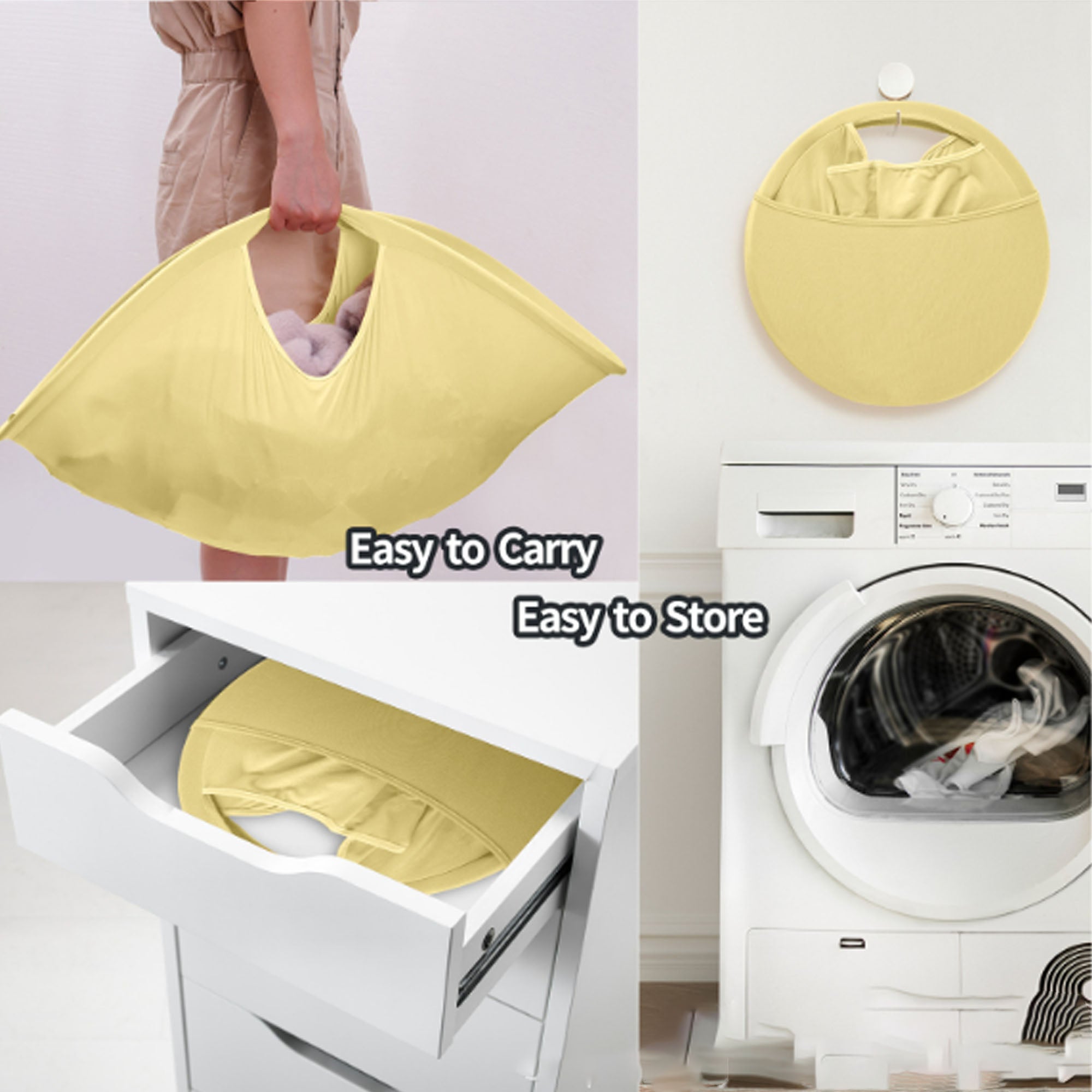 Foldable Portable Laundry Hamper