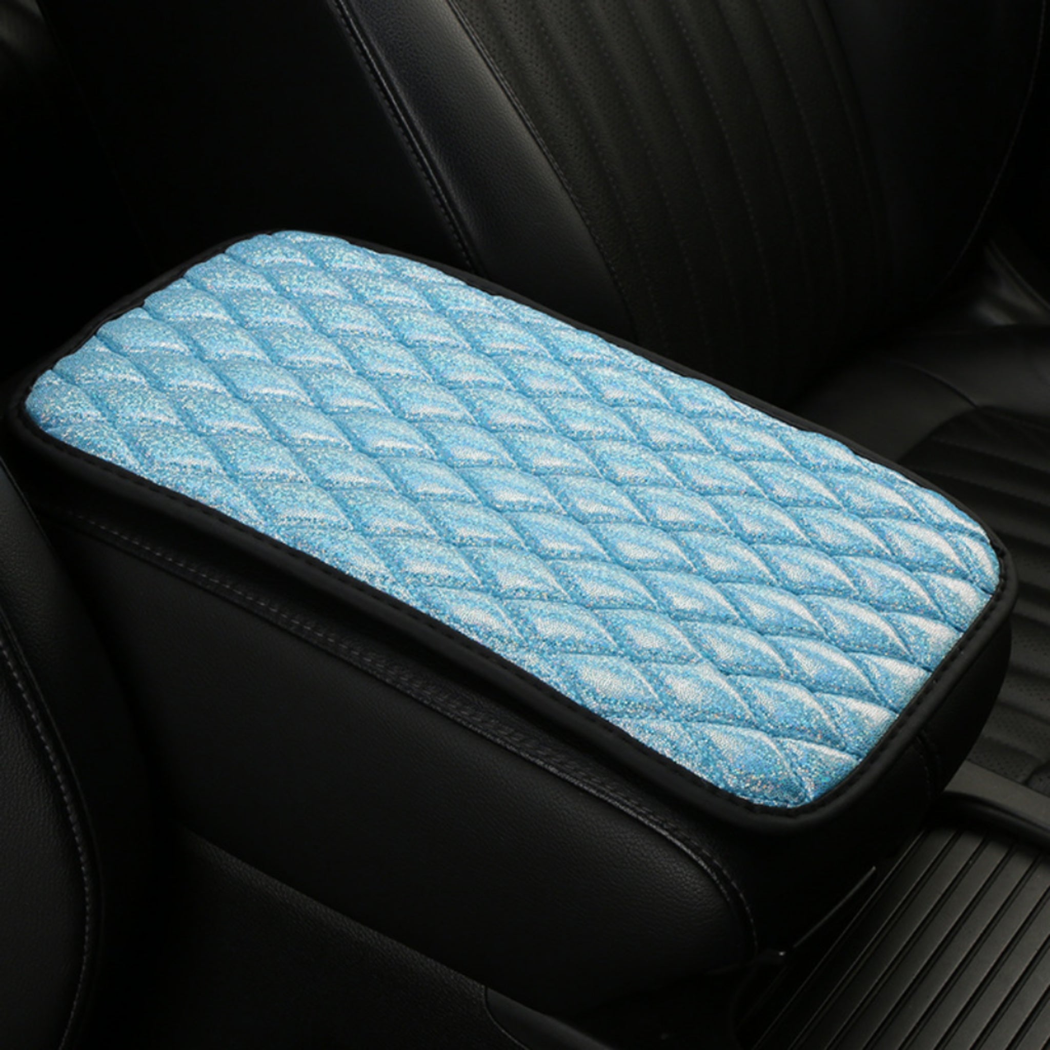 Console Top Pad Carbon Print Non Slip Ergonomic