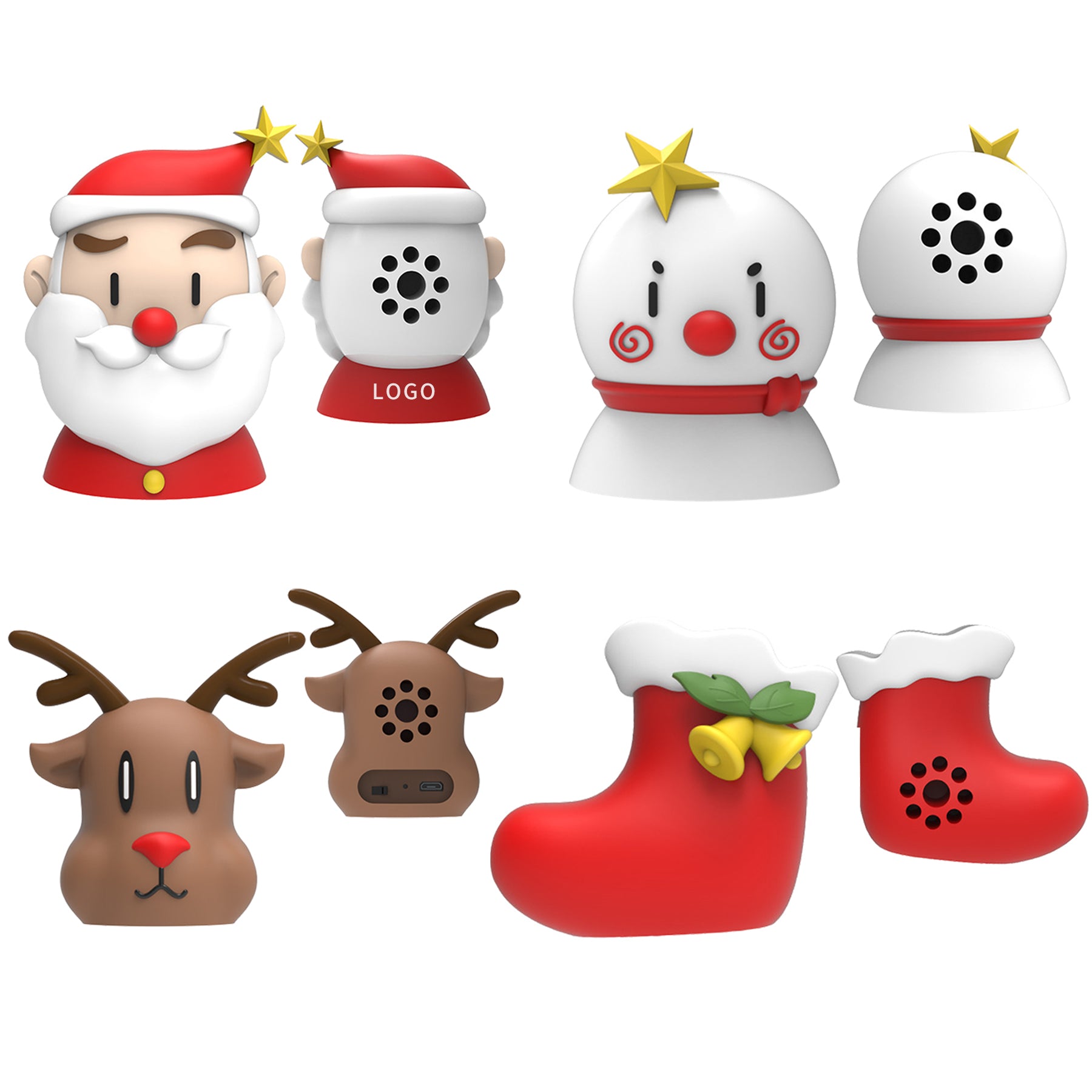 Christmas Cartoon Cute Bluetooth Speaker