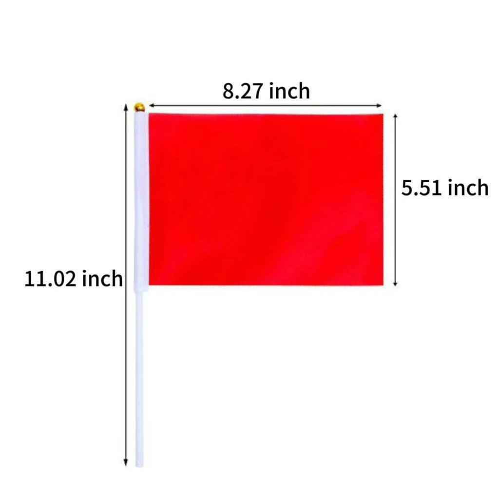 Solid-Color Hand-Cranked Flag
