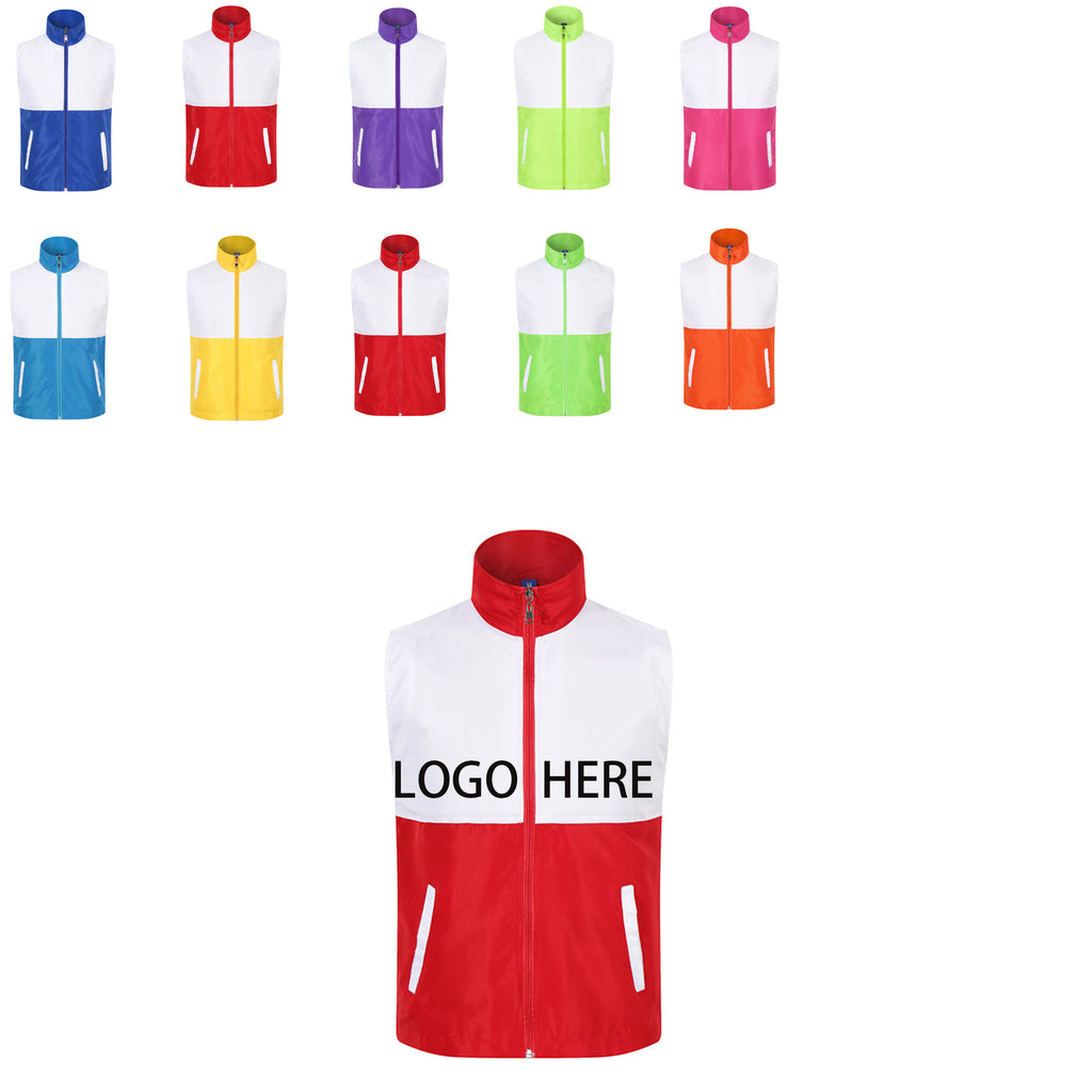 Gradient Vest Advertising Shirt