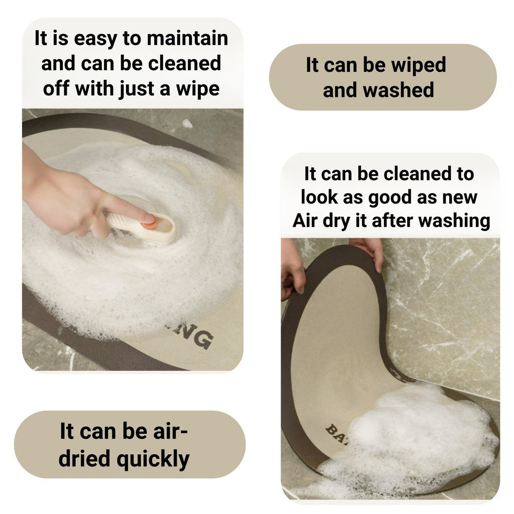 Quick - drying Diatom Mud Mat For Bathroom