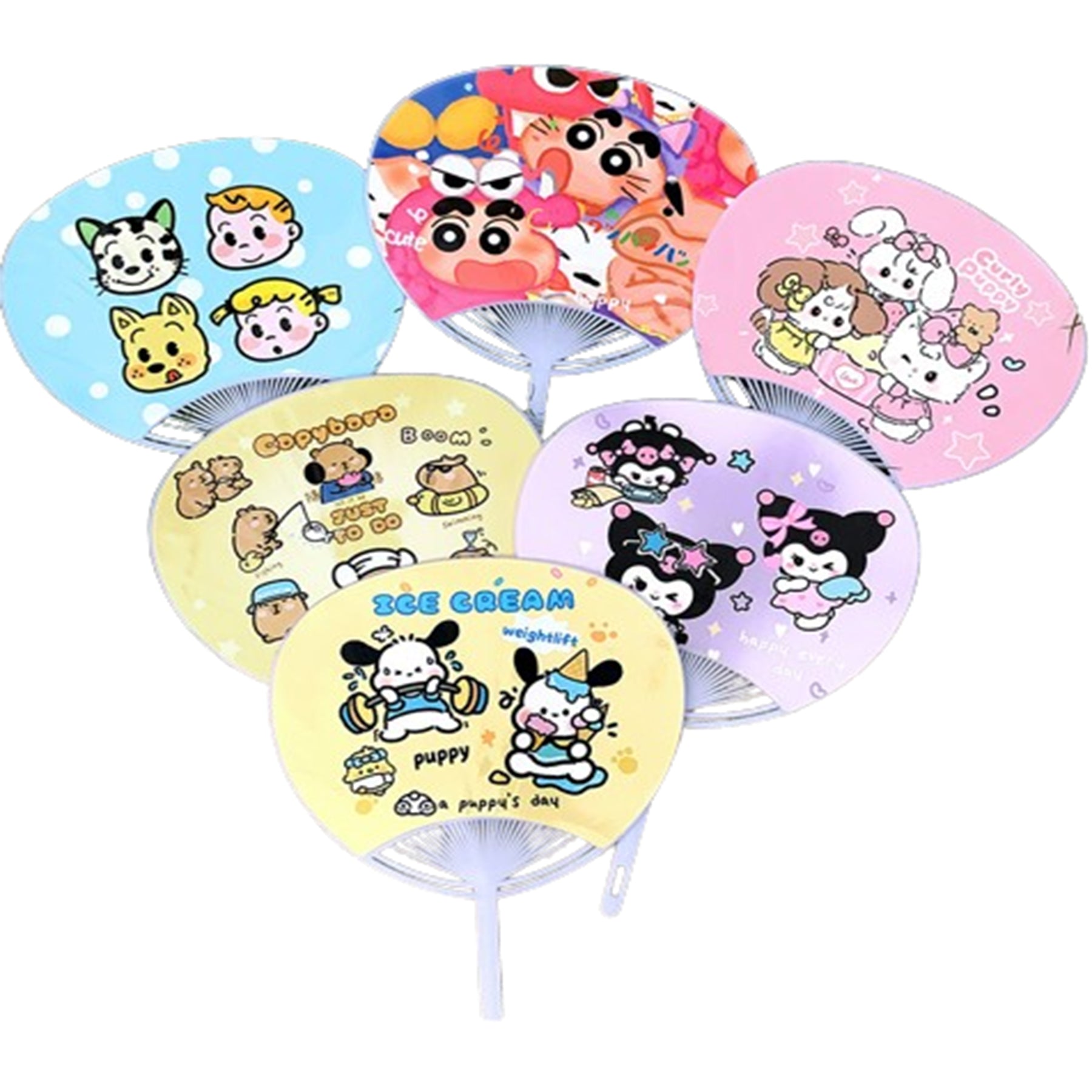 Plastic Advertising Hand Fan