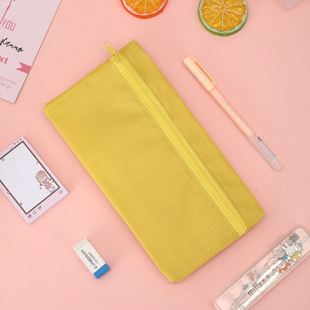 Solid-color Canvas Storage Bag
