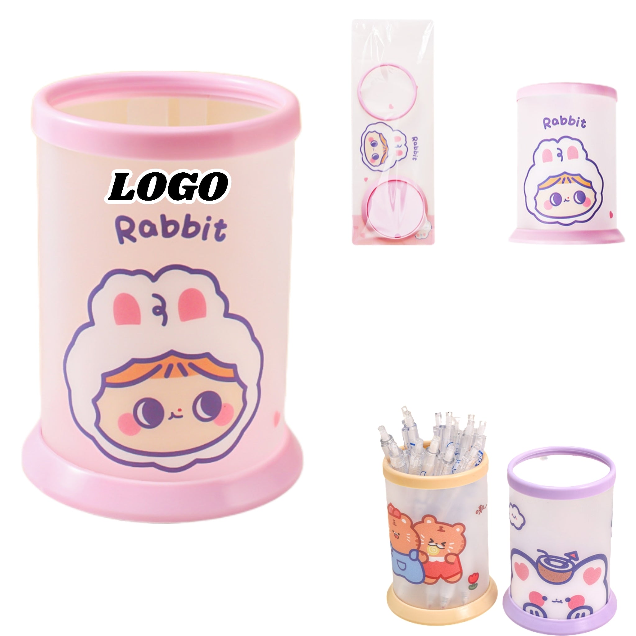 Round Foldable Pen Holder