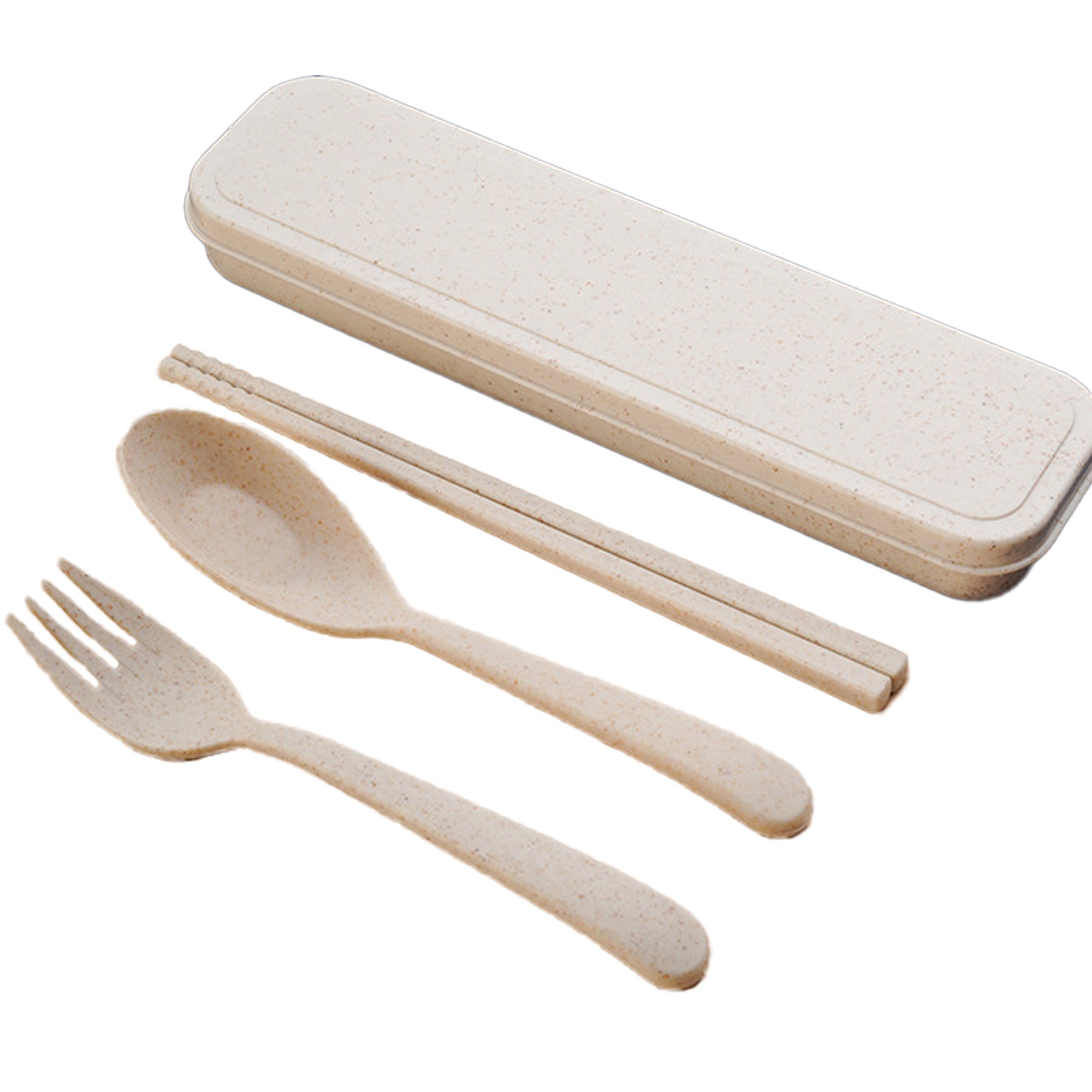 Wheat Straw Forks, Spoons and Chopsticks Plastic Cutlery