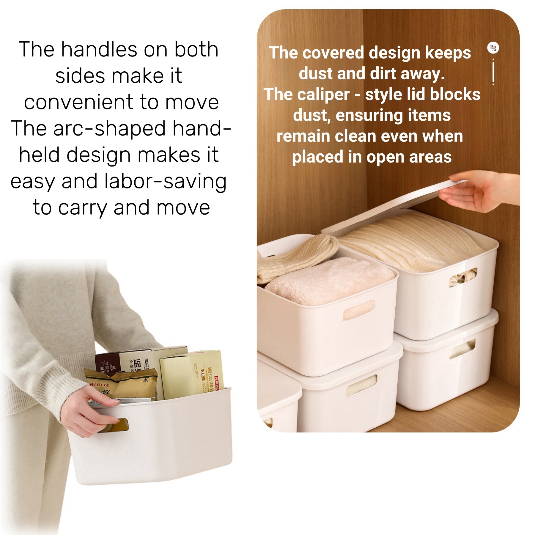 Large-capacity Rectangular Storage Box