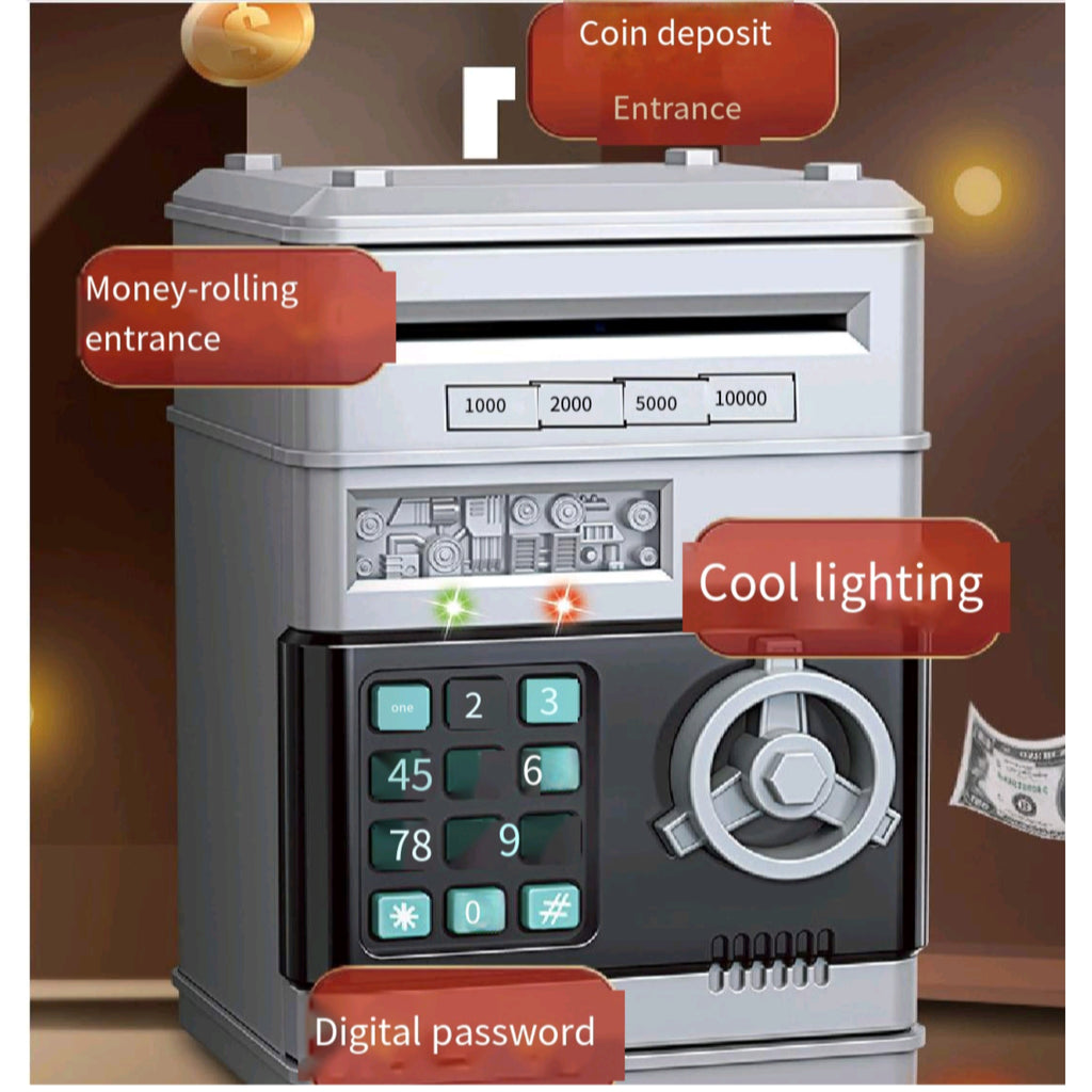 Creative Password Enabled Automatic Money Rolling Atm