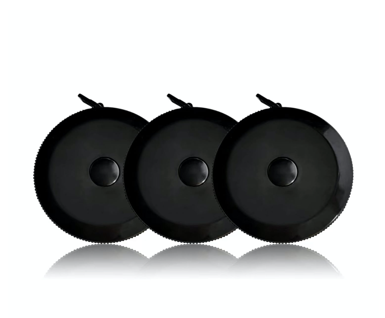 Black Retractable Circular Tape Measure