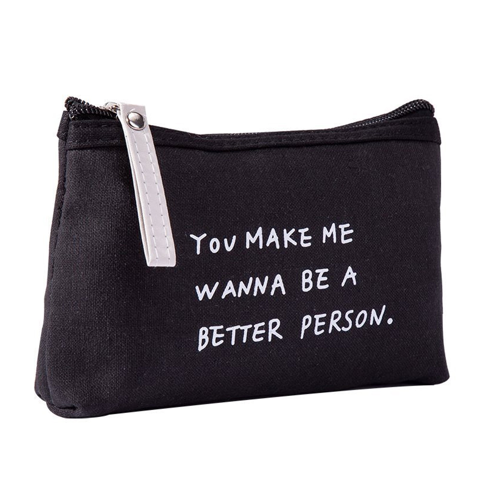 Canvas Card Key Zipper Coin Purse Bag