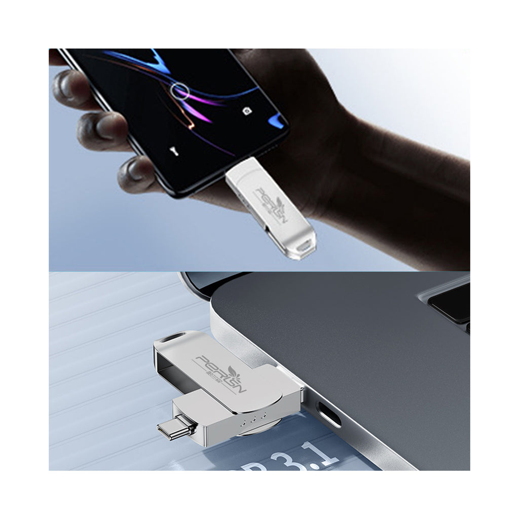 128Gb Flash Drive - The 2-In-1