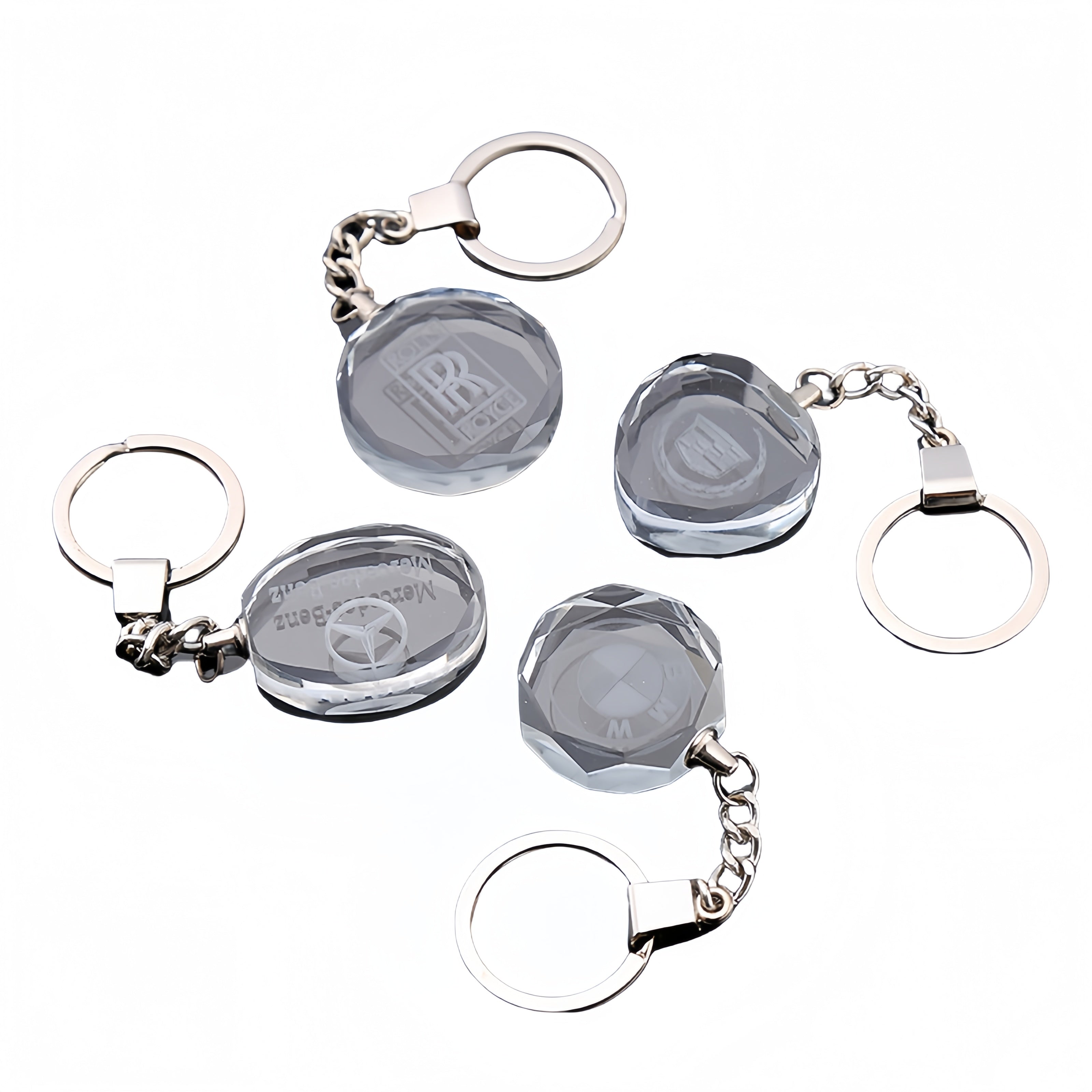 Light Up Crystal Keychain
