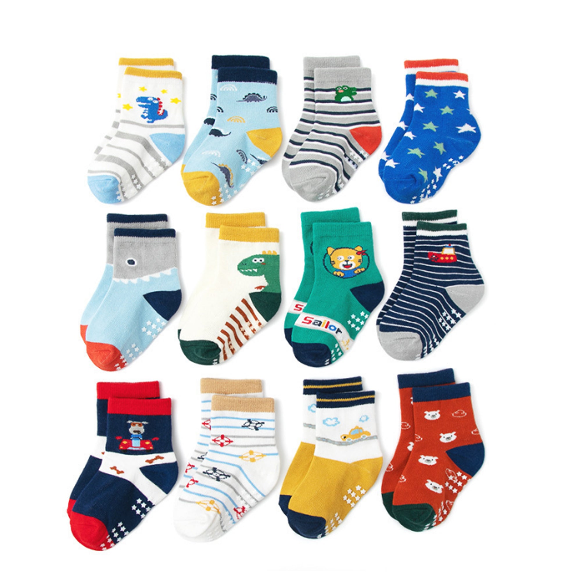 Combed Cotton Non-Slip Dispensing Children'S Socks