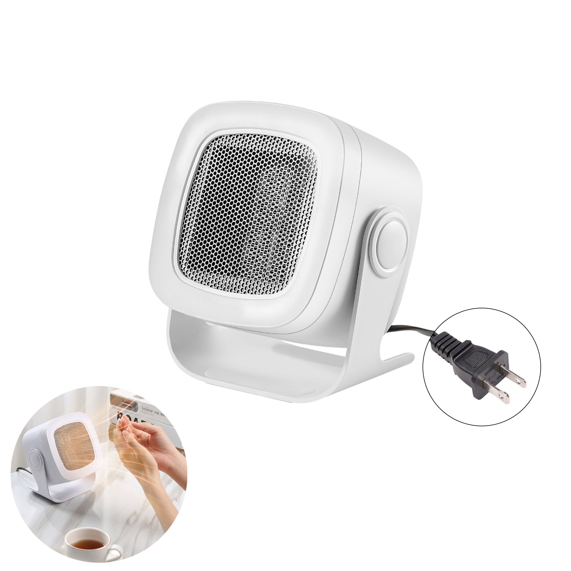 Space Portable Heater Overheating Protection Low Consumption