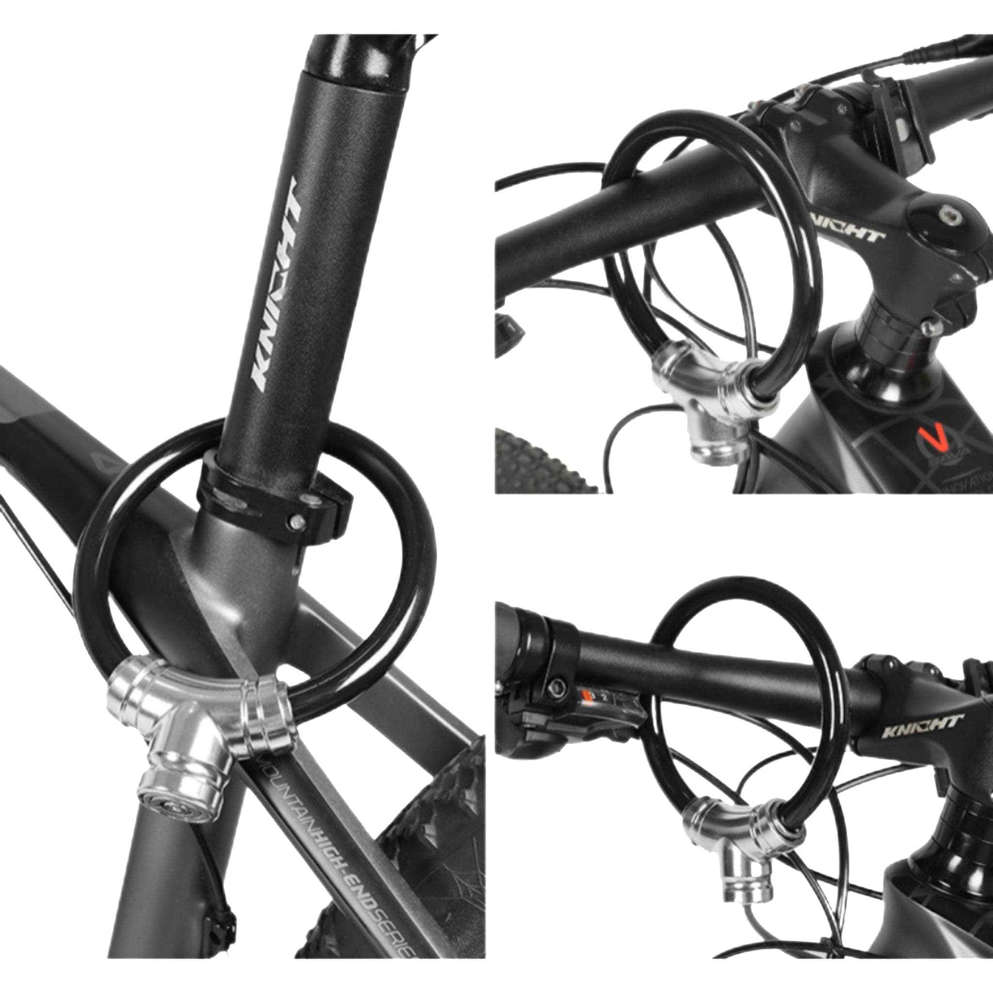 Thickened Steel Cable Alloy Bike Lock