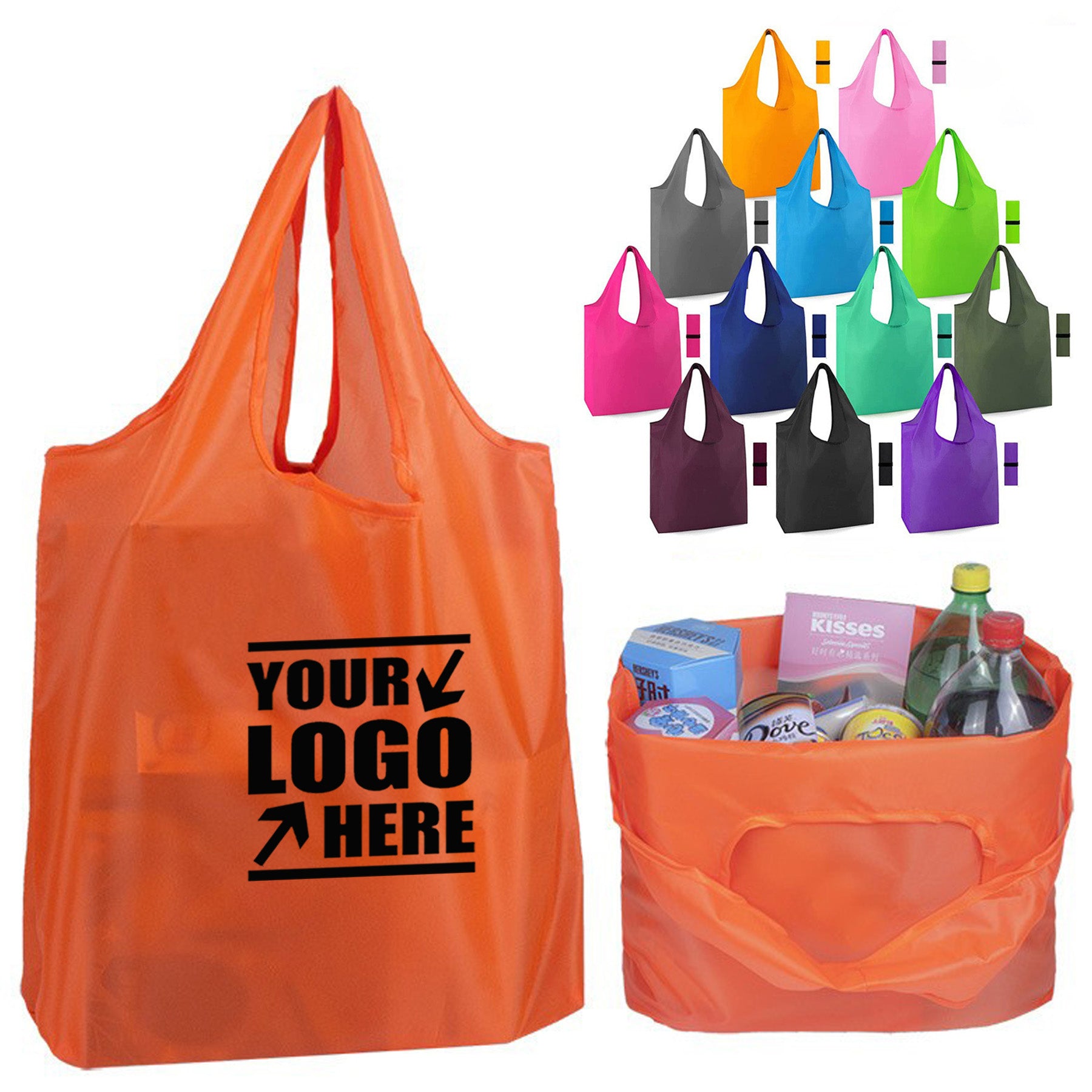 Foldable Reusable Shopping Tote Bag
