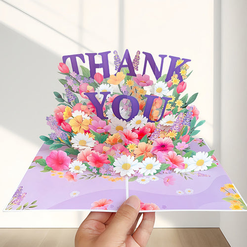 3D Pop Up Bouquet Greeting Cards