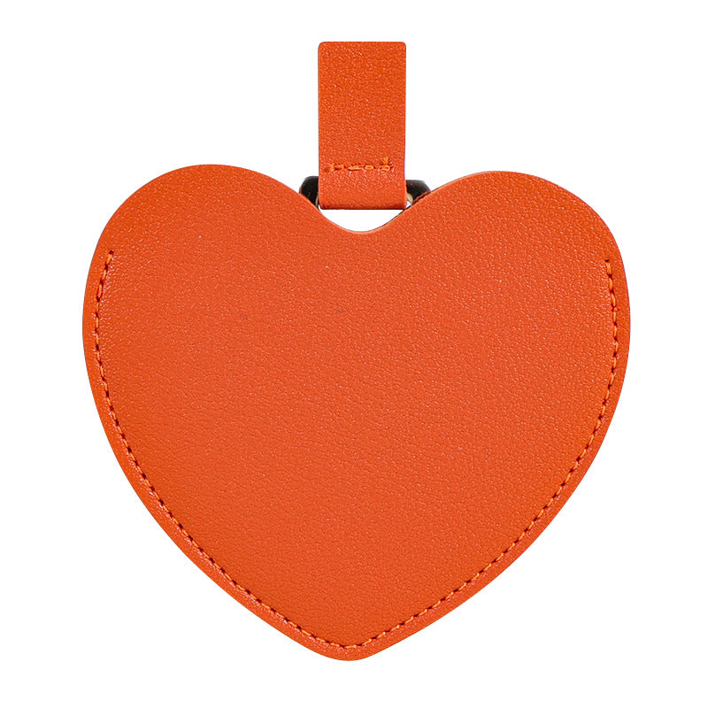 Heart - Shaped Portable Makeup Mirror