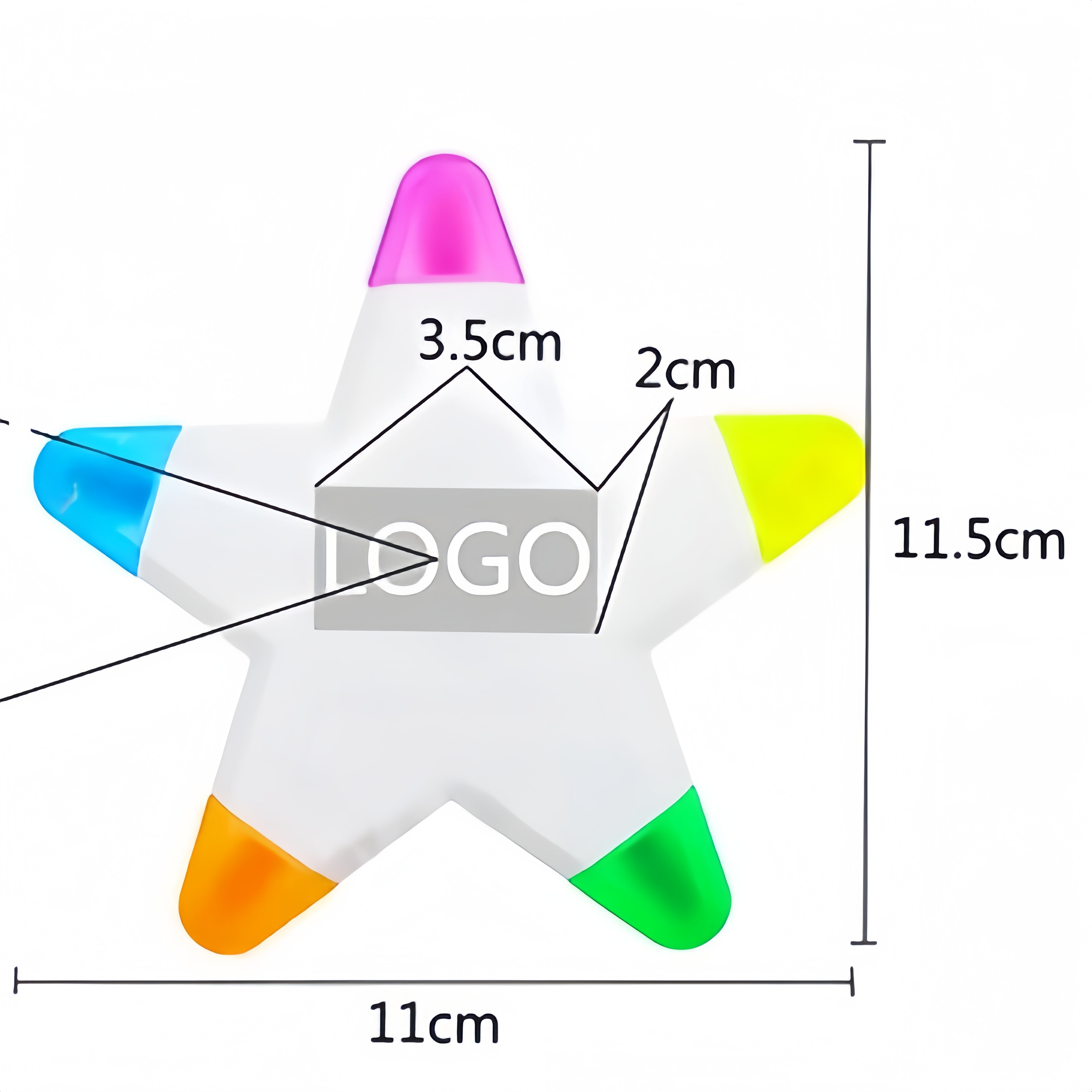 Star 5-Color Highlighter
