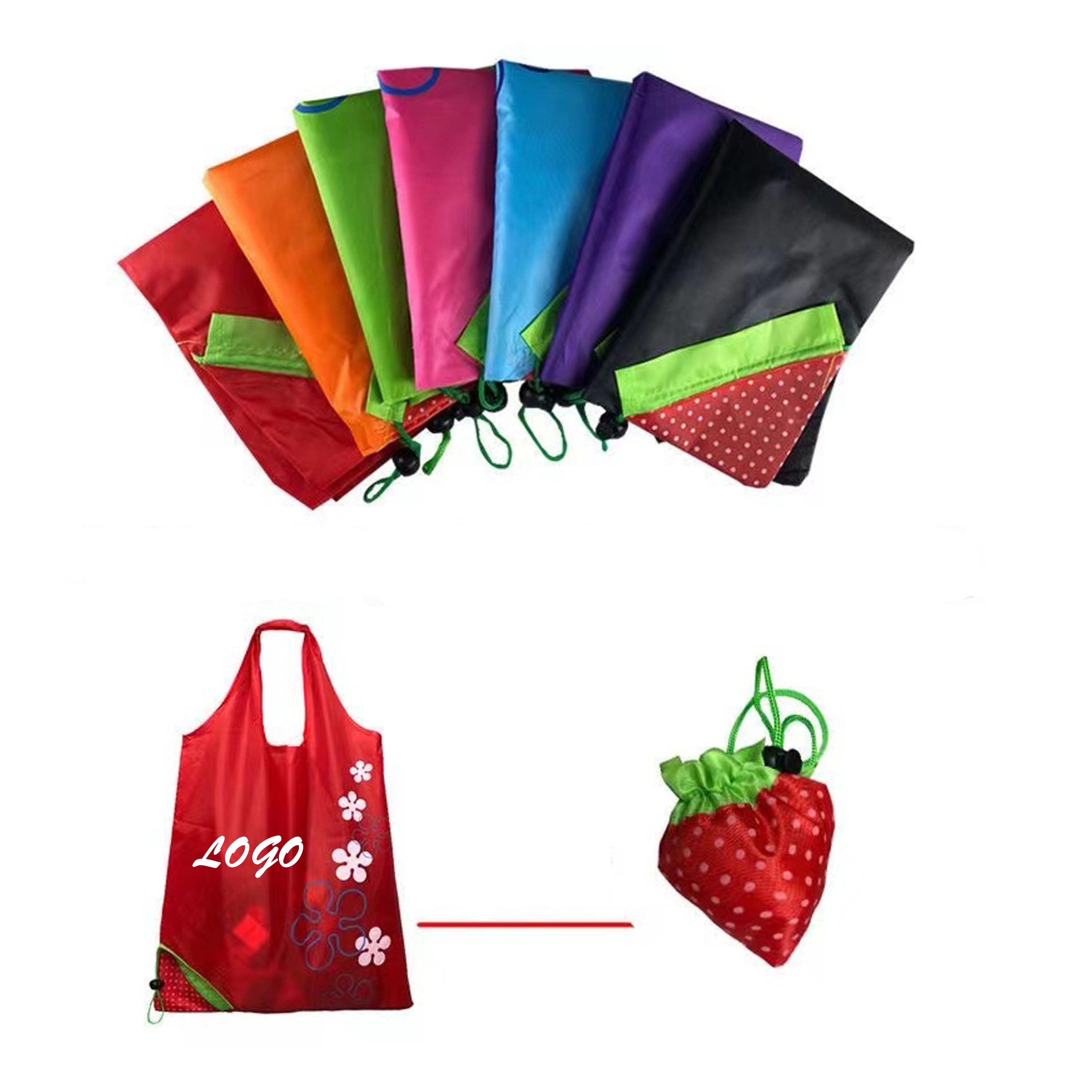 Fruits Reusable Grocery Shopping Tote Bags