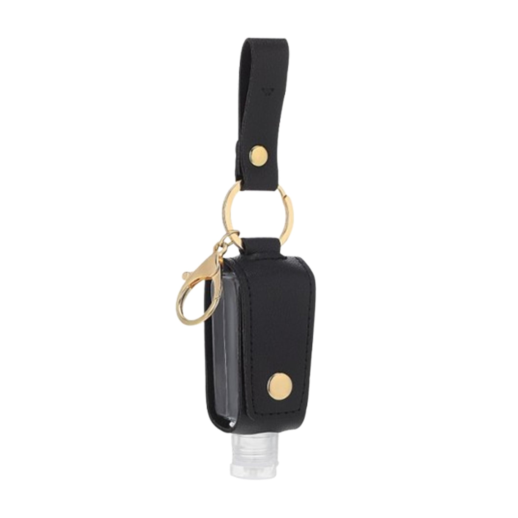 PU Leather Portable Travel Bottle Keychain