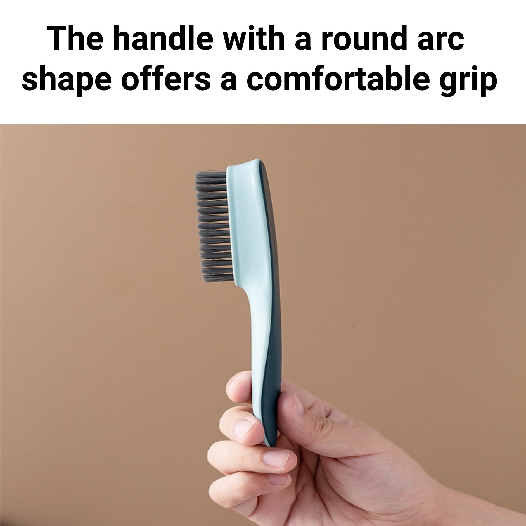 Plastic Long-Handled Shoe Brush