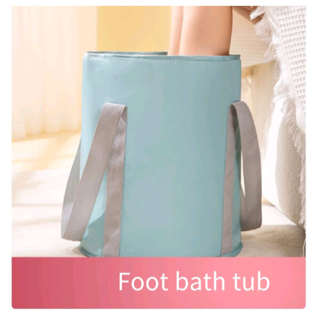 Foldable Portable Foot Spa Bucket Insulated Soak Travel
