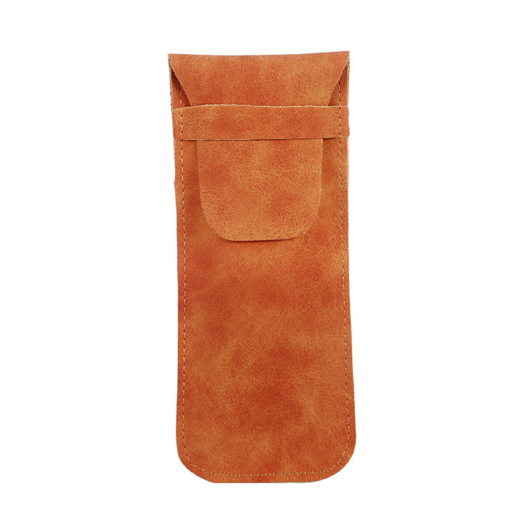 Premium Leather Eyewear Case Scratch Resistant Travel Pouch