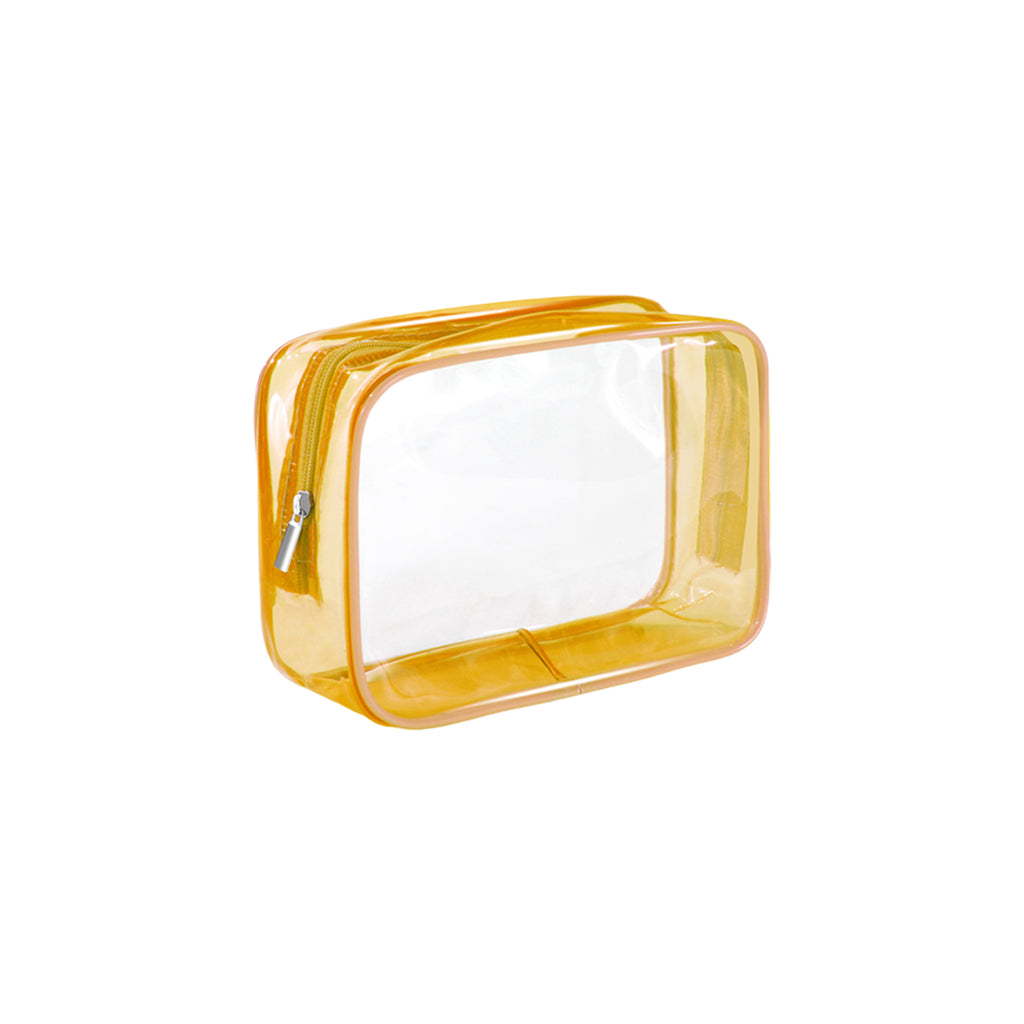 Heavy-Duty Clear PVC Toiletry Organizer