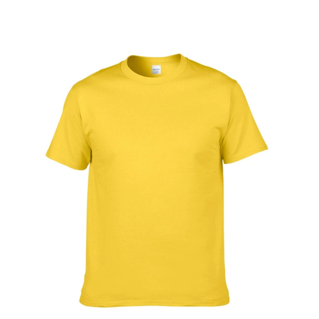 Plain Short-Sleeve T-Shirt Customization