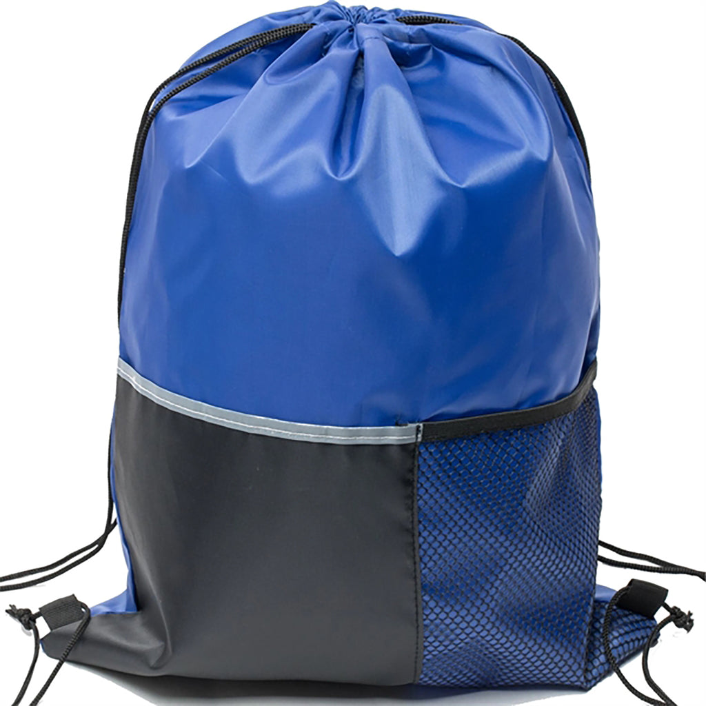 Premium Drawstring Backpack With Slip And Mesh Pocket