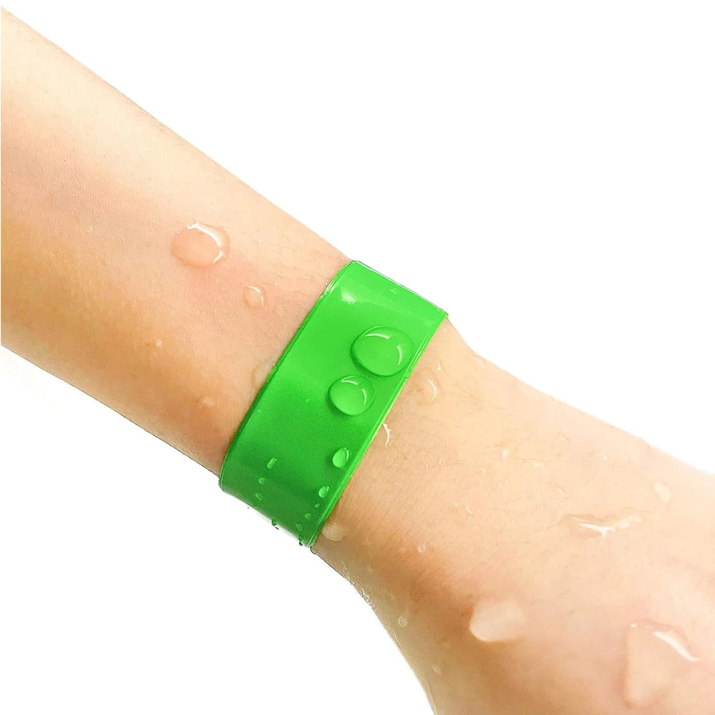 Silver Plastic Wristbands