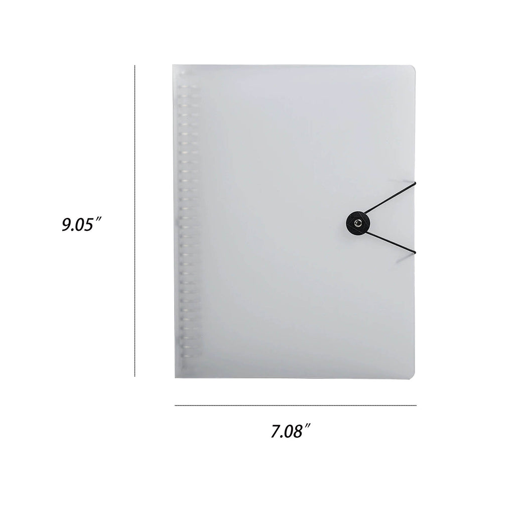 Frosted Clear Loose-Leaf Book Notebook