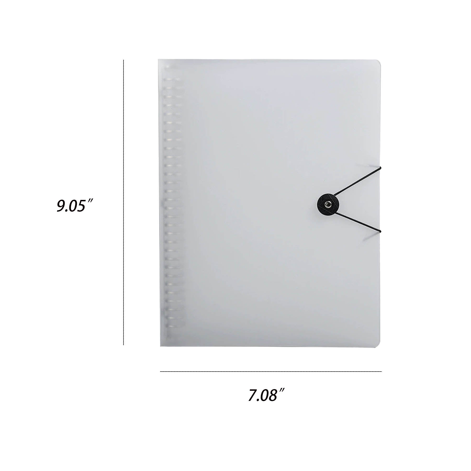 Frosted Clear Loose-Leaf Book Notebook