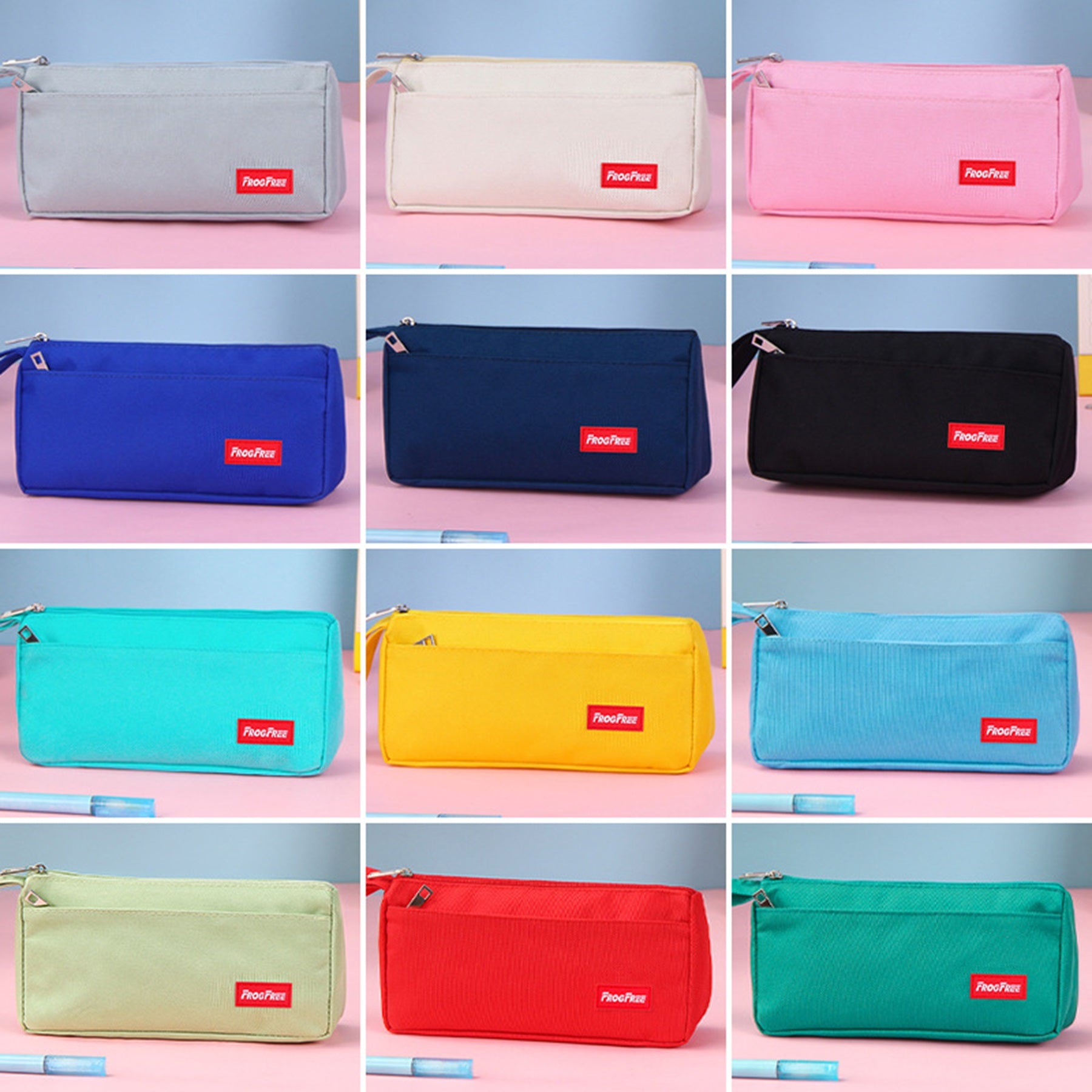 Custom Simple Oxford Cloth Pencil Case