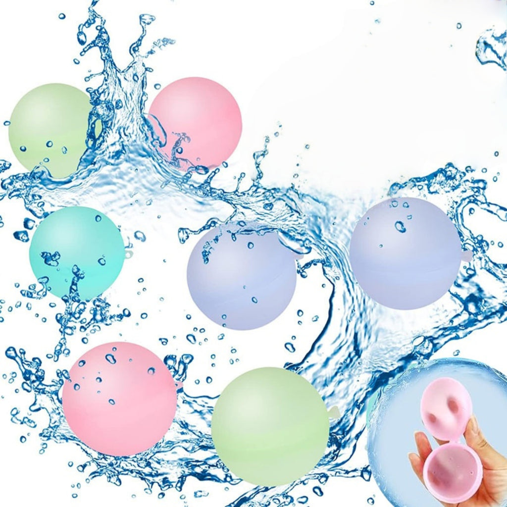 Round Reusable Water Ball Made Of Soft Silicone