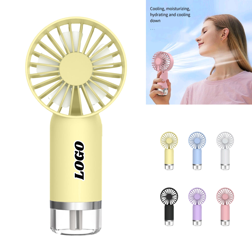 Handheld Mist Fan Cooling Portable USB Rechargeable Outdoor